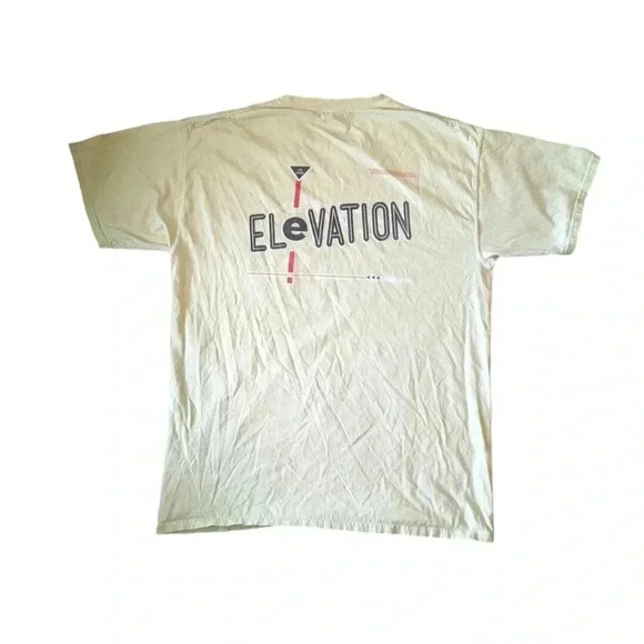 Elevation Worship Pale Yellow Comfort Colors Short Sleeve Size Large Christian - Picture 1 of 6